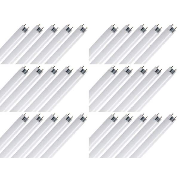 Feit Electric 32-Watt 4 ft. T8 G13 High Output Linear Fluorescent Tube Light Bulb, Cool White 4100K (30-Pack)