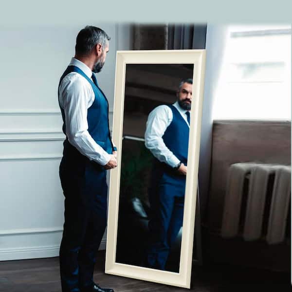 Tall Mirror Full Body Oversize Mirror With Stand Full Length Huge Mirrors  for Bedroom Free Standing Huge Floor Mirror / Wall Mounted Long XL Floor  Mirror Oversi…