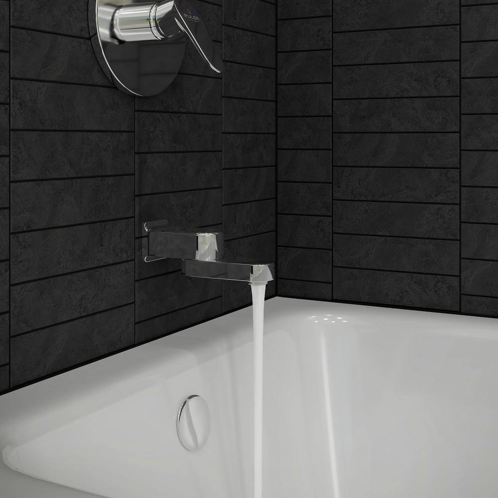 Chrome Fold Away Tub Spout with Diverter