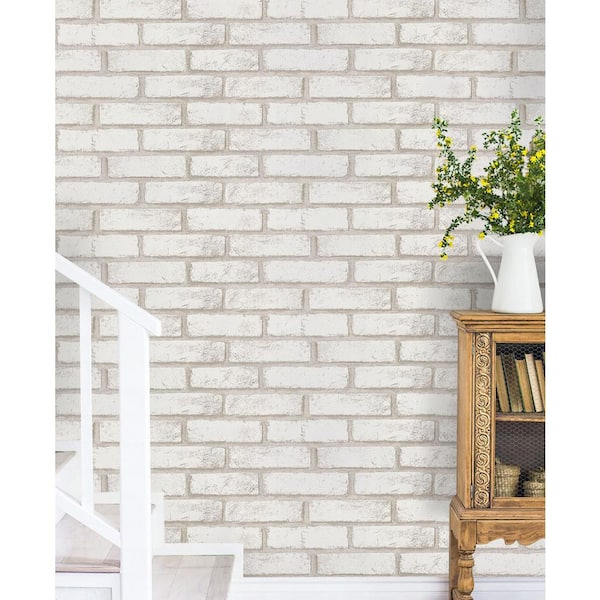 Unbranded 3D Beige Wall Panels Peel and Stick, 58.2 sq. ft. Coverage, Faux Brick Wallpaper Border Sample with Self-Adhesive