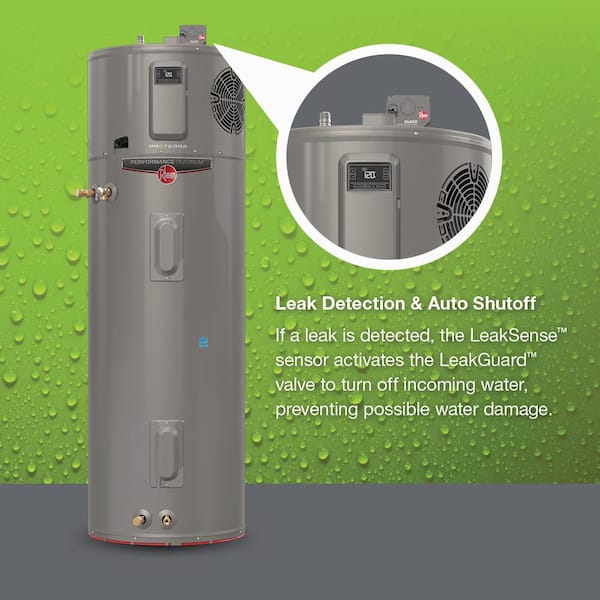 Rheem ProTerra 80 Gal. Smart Hybrid Heat Pump Water Heater with Leak Detection & 10-Year Warranty
