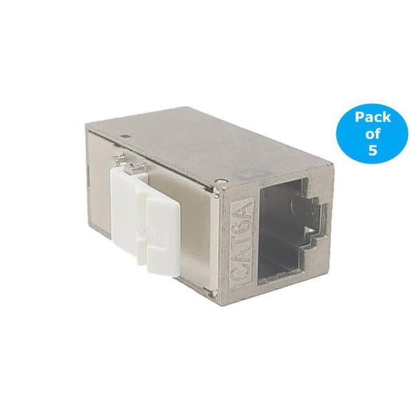Cable Leader Cat6A Shielded Inline Coupler 