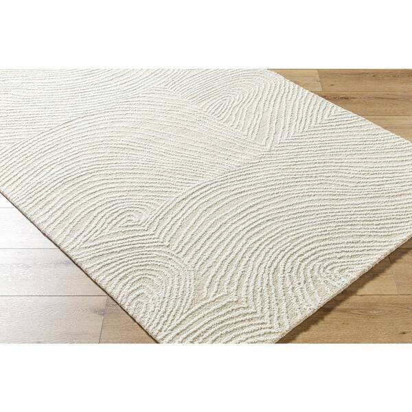 Falcao FAC-2301 2 ft. x 3 ft. Handmade Rug, Ivory