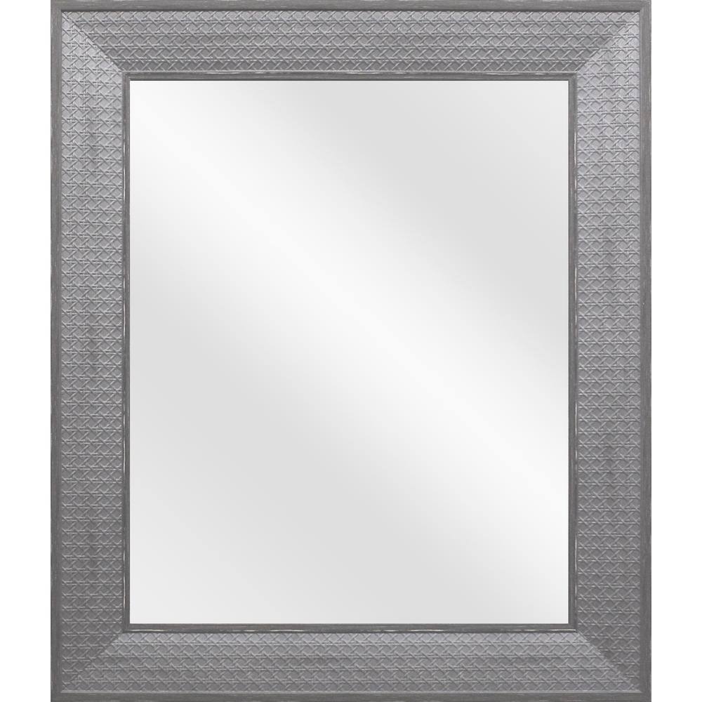 Home Decorators Collection 29.5 In. W X 35.5 In. H Gray Vanity Mirror ...