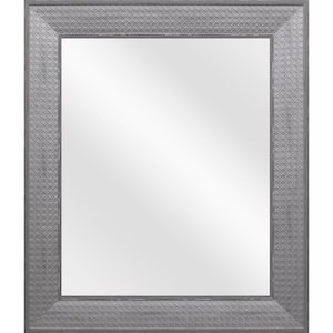 29.5 in. W x 35.5 in. H Gray Vanity Mirror