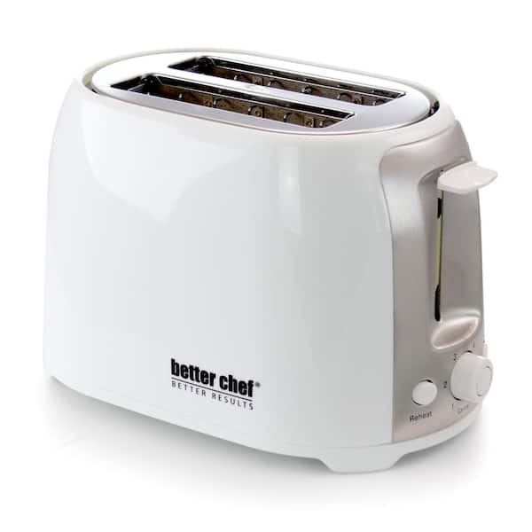 Continental Electric 2-Slice Toaster Cool Touch - White