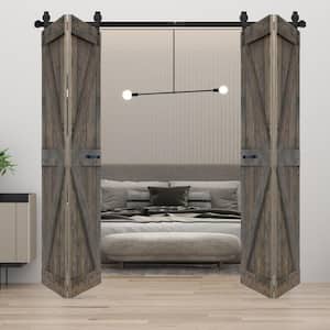 ISLIFE K Style 48 in. x 84 in. (12 in. x 84 in. x 4-Panels) Dark