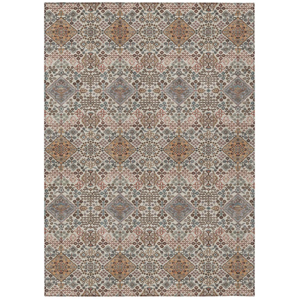 Chantille Machine Washable Indoor/Outdoor Abstract ACN2477 Beige 3 ft. x 5 ft. Area Rug price history on PriceWatchPro