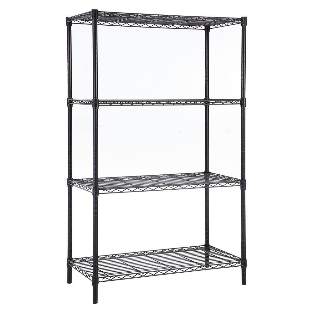 Heavy Duty Steel 4-Shelf Adjustable Storage Rack
