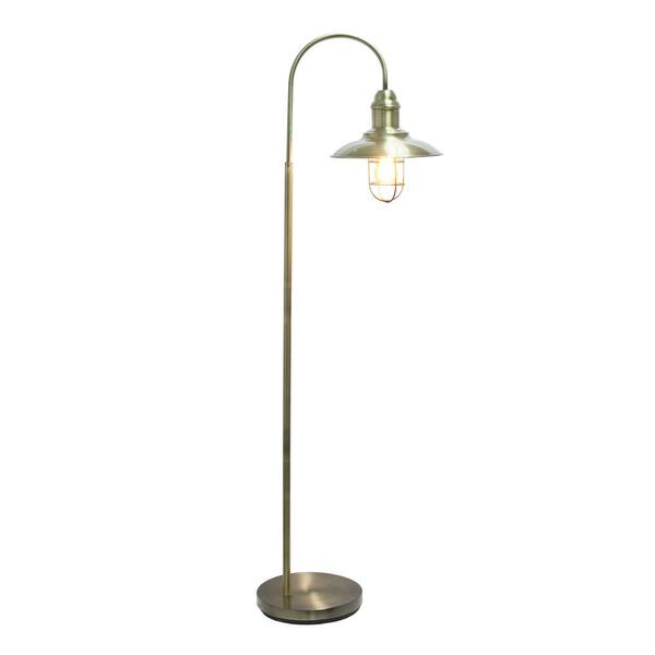 64 In 1 Light Antique Brass Modern, Ukai Fisherman S Touch Table Lamp