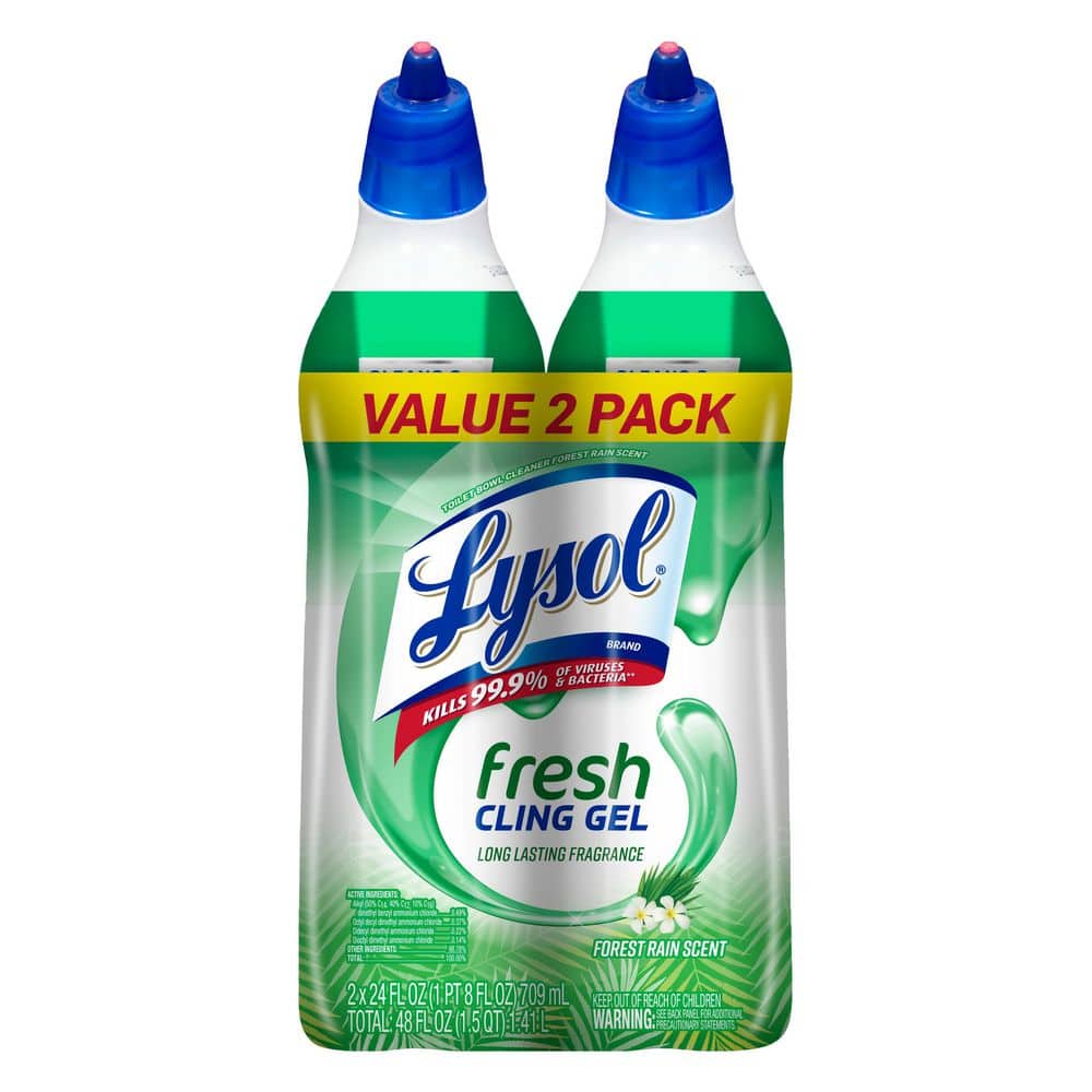 Fresh 24 oz. Forest Rain Scent Toilet Bowl Cleaner Gel (2-Pack) price history on PriceWatchPro