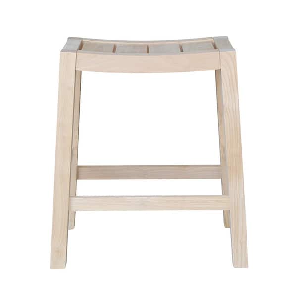 International Concepts Ranch 24 in. Unfinished Bar Stool