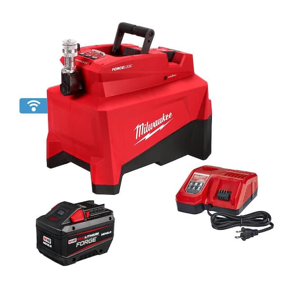 Milwaukee M18 FORCE LOGIC 18-Volt Lithium-Ion Cordless 10,000 PSI Hydraulic Pump Kit with 12.0 Ah Battery