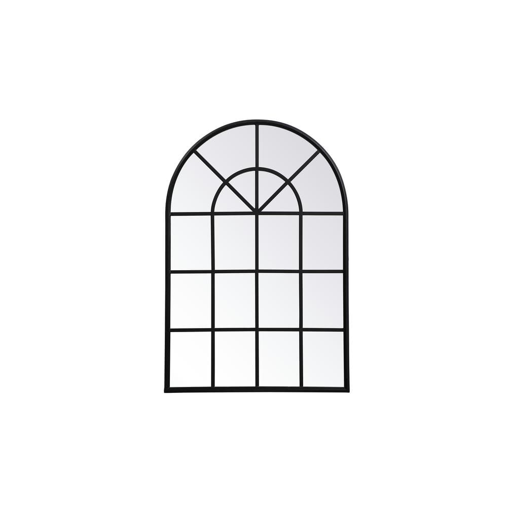 Large Classic Black Contemporary Mirror (41.5 in. H x 28 in. W)
