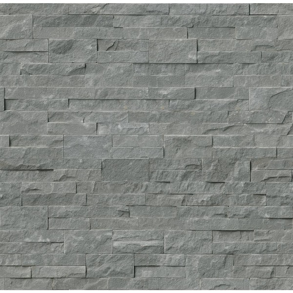 MSI Mountain Bluestone Ledger Panel 6 in. x 24 in. Textured Sandstone Wall Tile (6 sq. ft./Case)