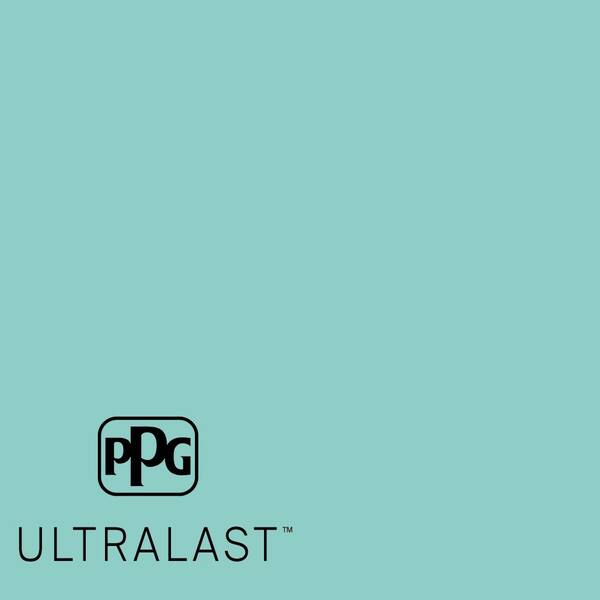 PPG UltraLast 1 qt. PPG1231-4 Tropical Holiday Matte Interior Paint and Primer