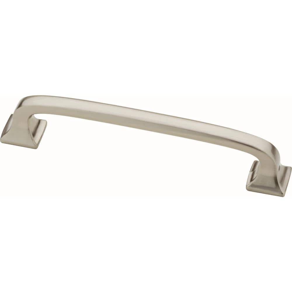 Liberty Essentials 4 in. (102 mm) Satin Nickel Cabinet Drawer Pull (10-Pack)