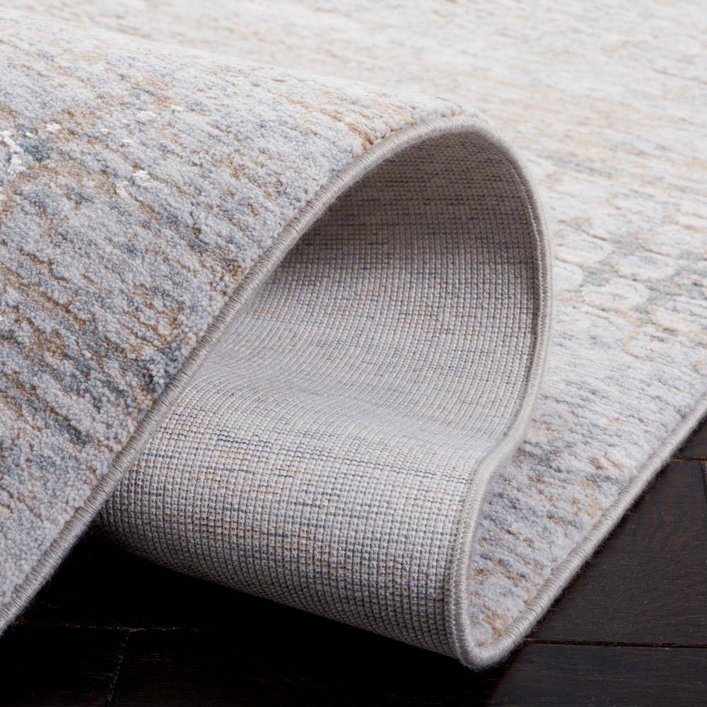 Marmara Modern Silken Gray 8' x 10' Stain-Resistant Area Rug
