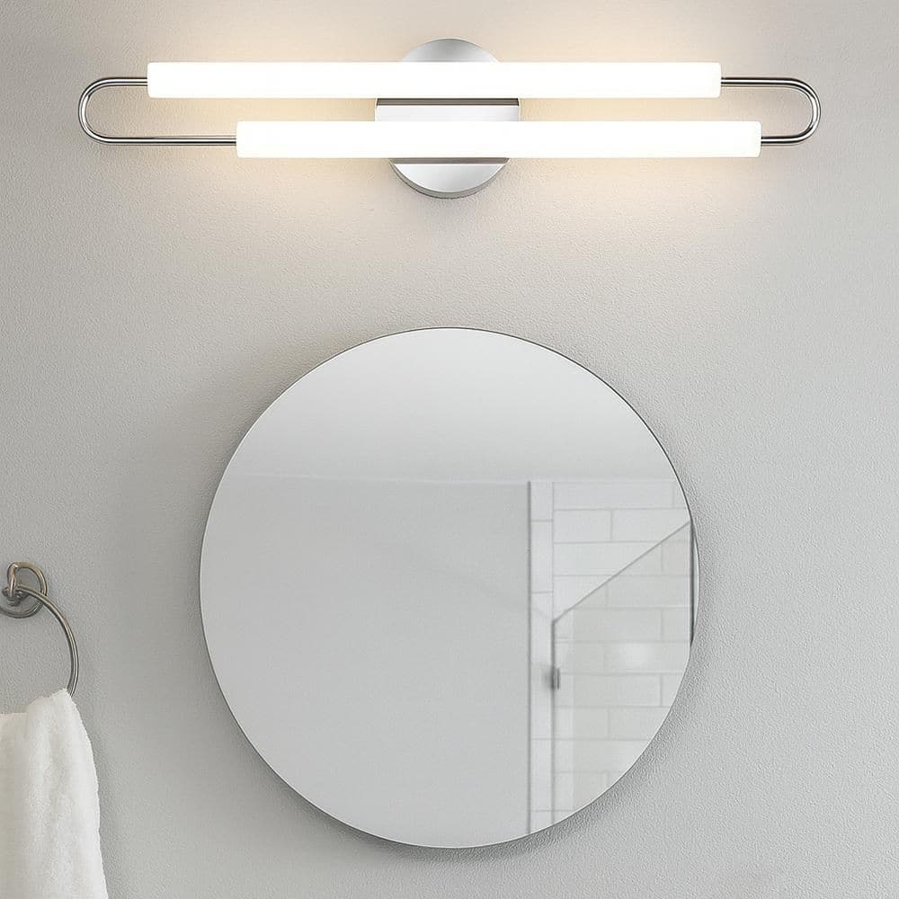 Eos 19.00-Watt Integrated Led Chrome Integrated Led Bath Light price history on PriceWatchPro