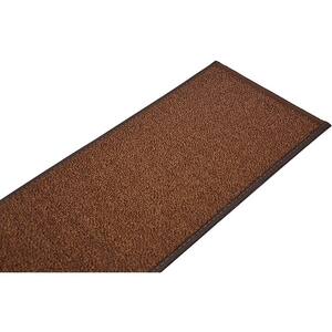 Treads Solid Brown Color 6 in. x 31.5" Indoor Carpet Stair Tread Cover Slip Resistant Backing Set of 7
