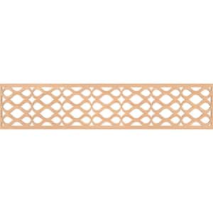 Somerset Fretwork 0.25 in. D x 46.75 in. W x 10 in. L Hickory Wood Panel Moulding