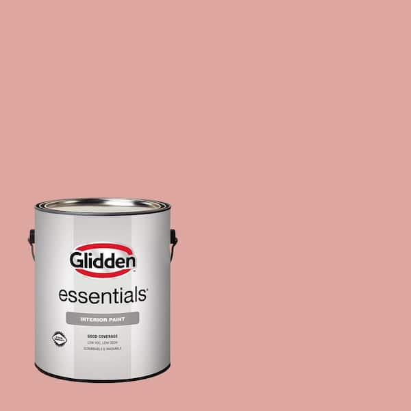 Glidden Essentials 1 gal. PPG1057-4 Coral Cove Flat Interior Paint