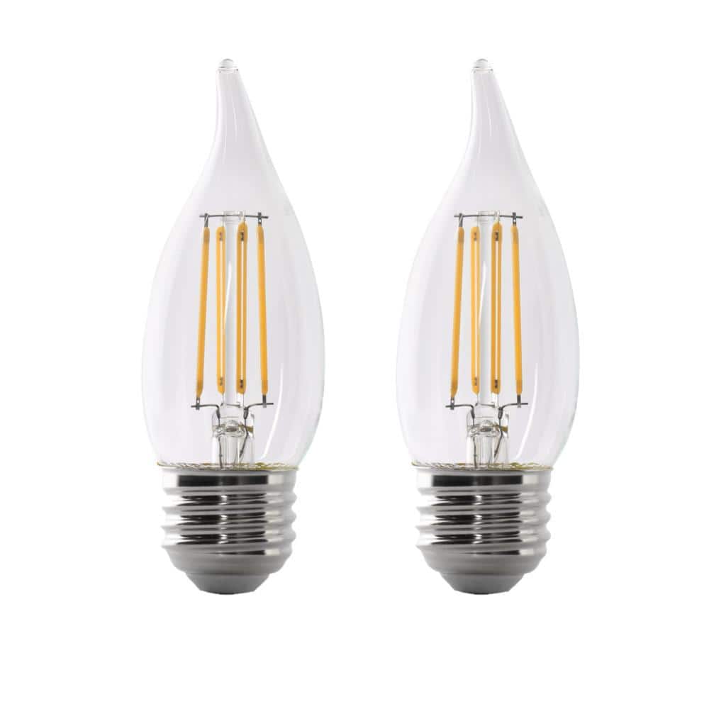 Clear Dimmable 40W LED Candle Bulb for Decorative Fixtures