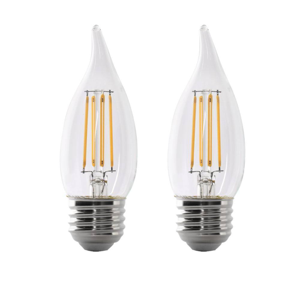 Clear Dimmable 40W LED Candle Bulb for Decorative Fixtures