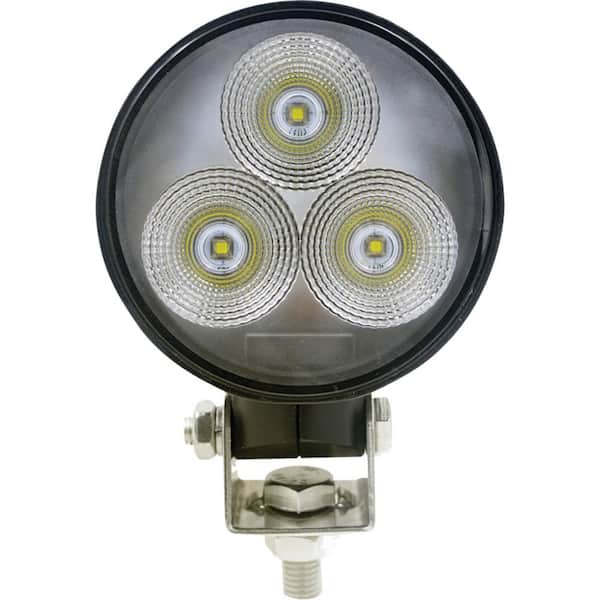 TIGERLIGHTS 12-Volt Round LED Headlight For John Deere CH570 Flood Offroad  Light TL8090 - The Home Depot