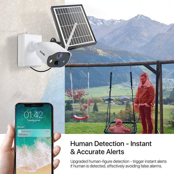 solar night vision camera