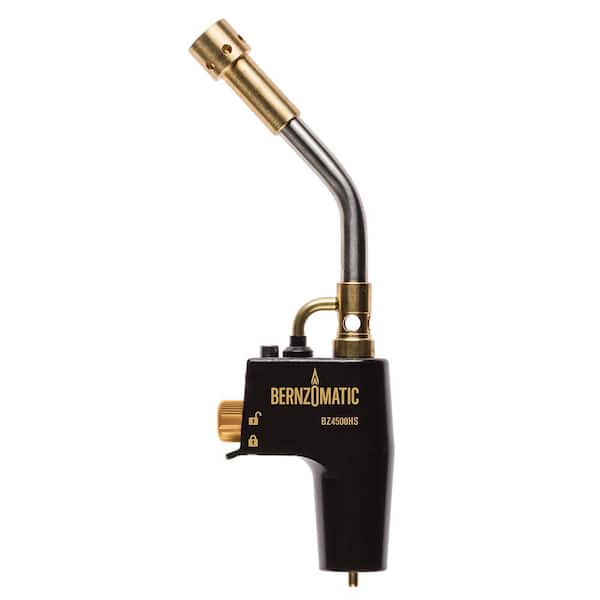 Bernzomatic Map-Pro and Propane Gas Wide Surface Blow Torch Head with Instant Start/Stop Ignition