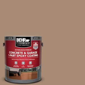 1 gal. #N240-5 Rodeo Tan Self-Priming 1-Part Epoxy Satin Interior/Exterior Concrete and Garage Floor Paint