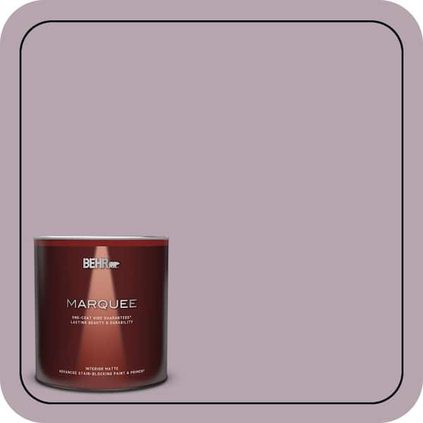 BEHR MARQUEE 1 qt. #690F-4 Midsummer Dream Matte Interior Paint & Primer