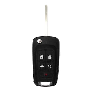 GM Simple Key - 5 Button Flip Key with Trunk and Remote Start