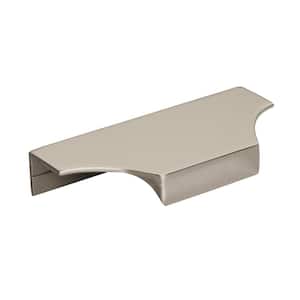 Extent 4-3/16 in. (106 mm) Polished Nickel Cabinet Edge Pull