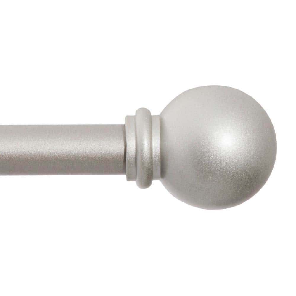 Kenney Chelsea 28 In. - 48 In. Adjustable Single Curtain Rod 5/8 In ...