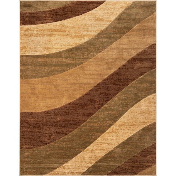 Good Vibes Cecilia Modern, Striped, Multi 7 ft. 10 in. x 9 ft. 10 in., Area Rug