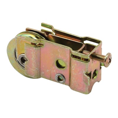 Prime-Line 1-1/4 in. Steel Ball Bearing Sliding Door Roller Assembly, Acorn and Wells Aluminum