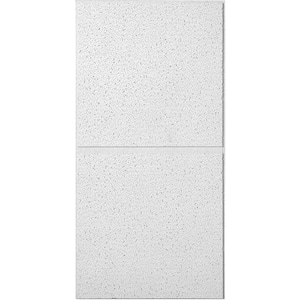 2 ft. x 4 ft. Radar Basic Illusion White Shadowline Tapered Edge Lay-In Ceiling Tile, pallet of 120 (960 sq. ft.)