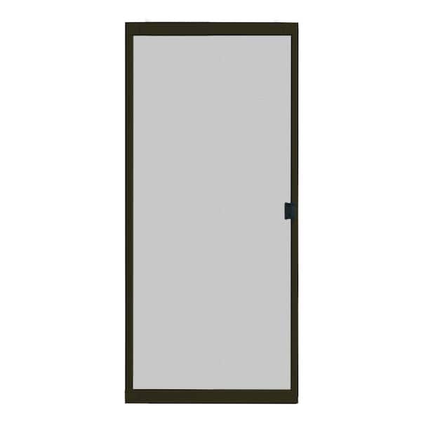 Bronze Metal Sliding Patio Screen Door, Sliding Screen Door Track Home Depot