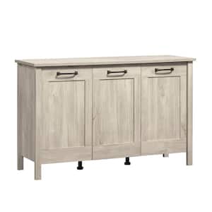 Select Chalk Oak 30 in. H Accent Storage Cabinet with 3-Doors and Adjustable Shelves