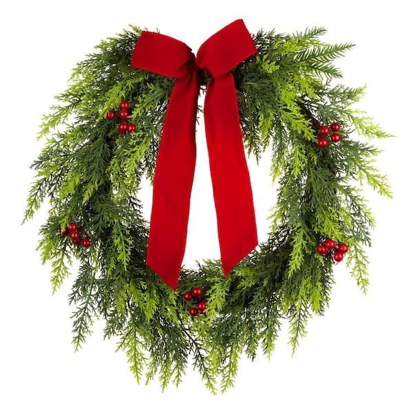 National Tree Company 24 in. Christmas Classic Artificial Christmas Wreath