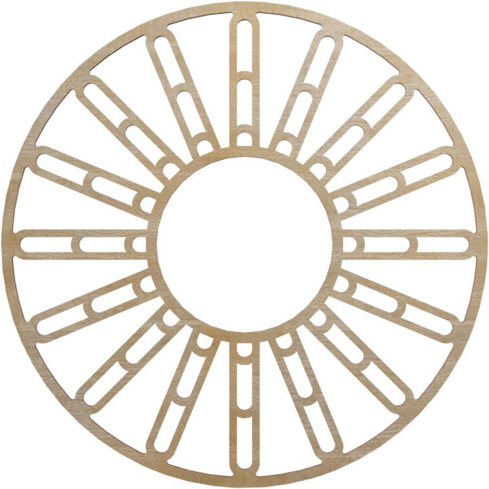 0.25 in. x 8 in. x 22 in. Wood Medallion Moulding price history on PriceWatchPro