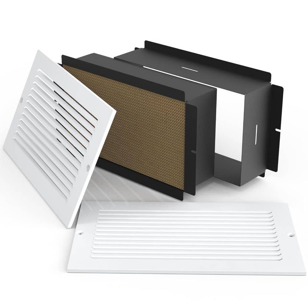 16.1 in. x 9.5 in. Wall Return Air Pathway Kit with Filter, Matte White Zone Air Pathway Wall Vent Cover, Fits Sidewalls price history on PriceWatchPro