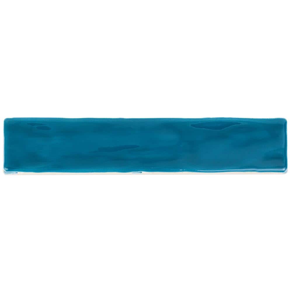 Brookline Teal 2x10 Polished Ceramic Subway Wall Tile
