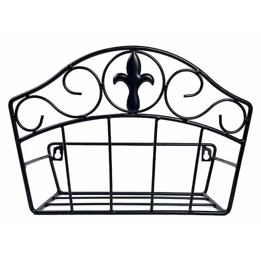 Patio Life FleurdeLis Hose Storage with Shelf 89008 The Home Depot