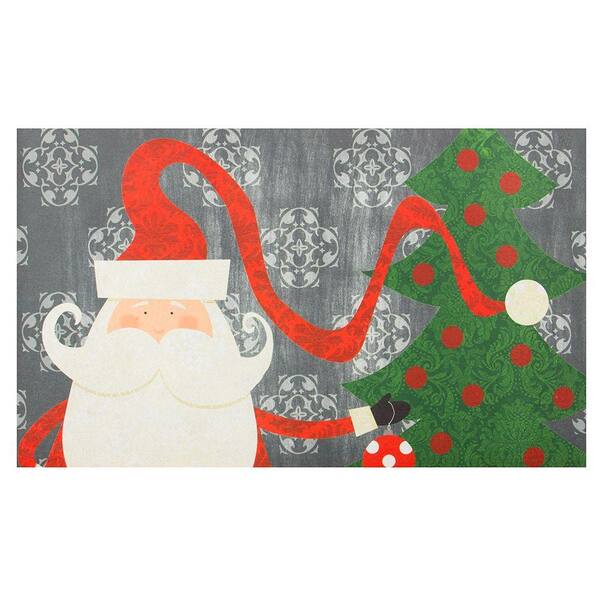 Home Accents Holiday Santa Buddy 18 in. x 30 in. Door Mat
