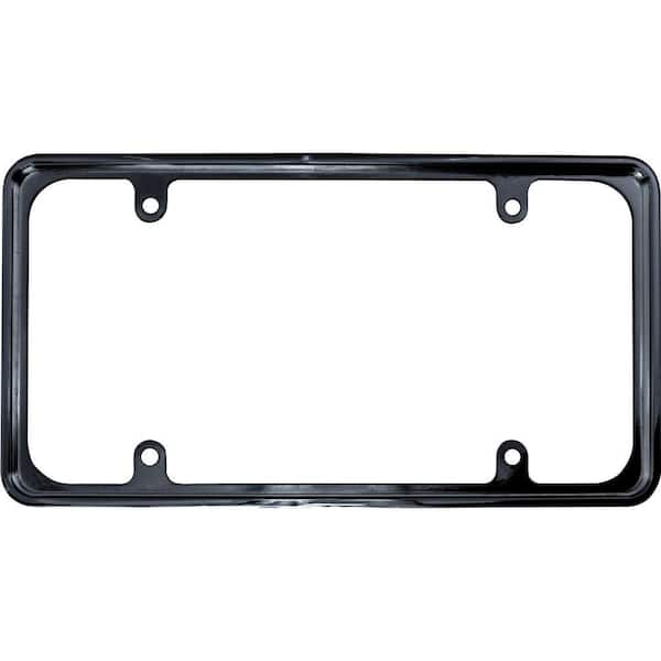 Unbranded Recessed Metal License Plate Frame in Black