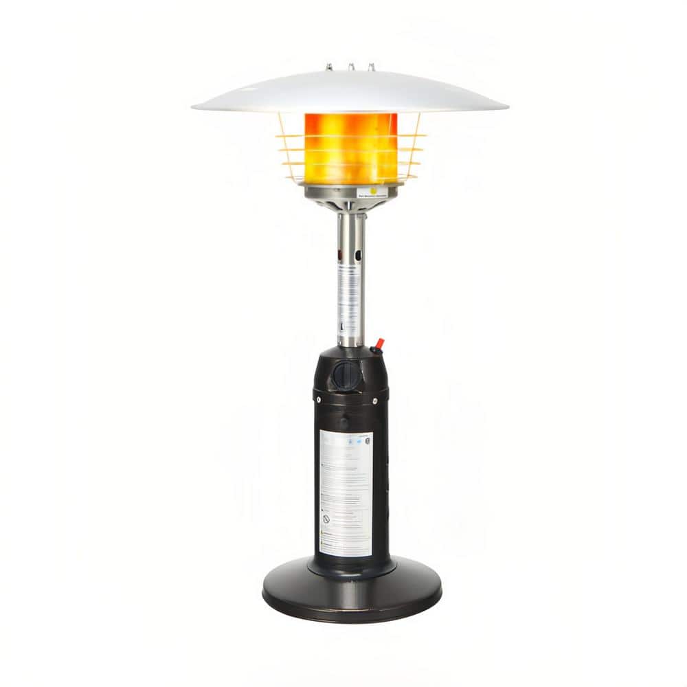 38 in. 11,000 BTU Portable Tabletop Propane Patio Standing Heater