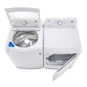 4.3 cu. ft. Large Capacity Top Load Washer with 4-Way Agitator, NeveRust Drum, TurboDrum Technology in White